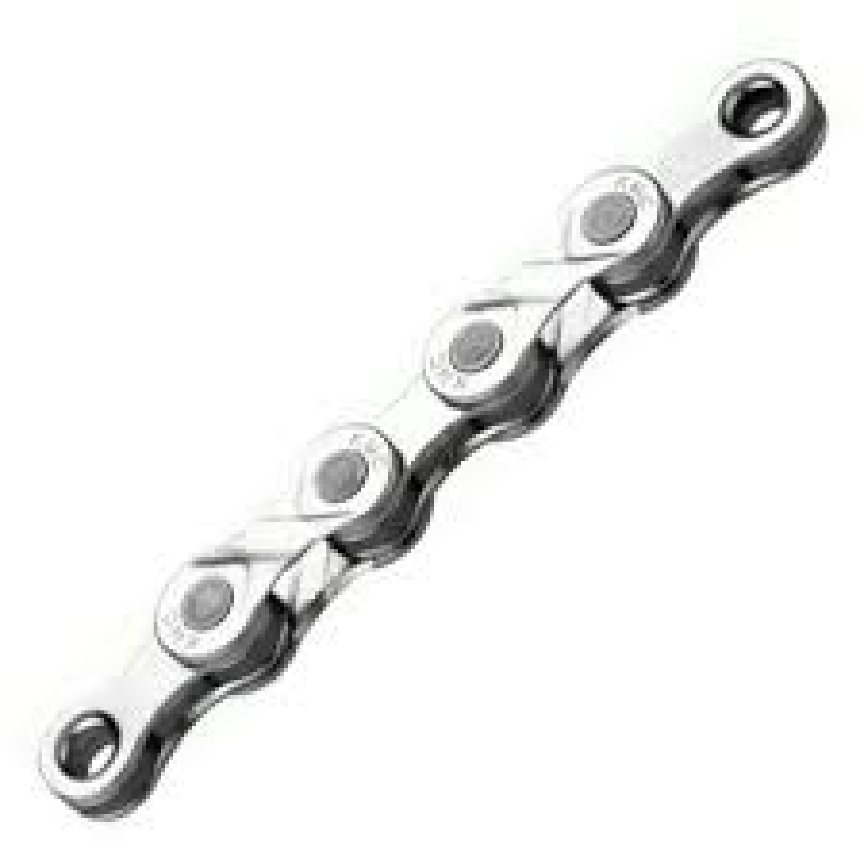 KMC Kette, e11, silver, 122 Glieder